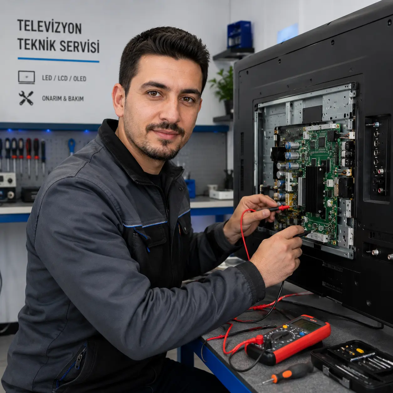 Alacakaya Vestel televizyon tamiri ustası Bülent Usta — Halkalı Köyü ve Esenlik Köyü elektronik ve görüntü uzmanı
